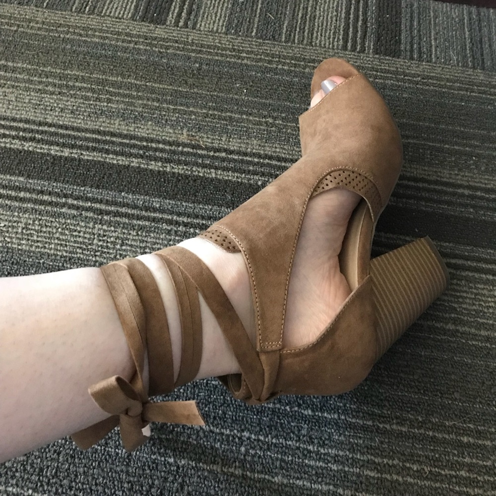 Lace up bootie